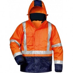 Veste haute visibilité Udo Taille L orange/ marine