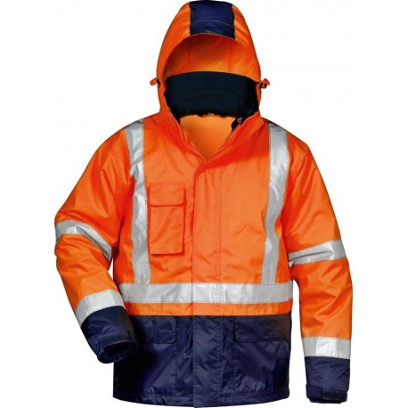 Veste haute visibilité Udo Taille M orange/ marine