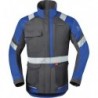 Veste longue 50285 Taille 50 charbon gris/bleu