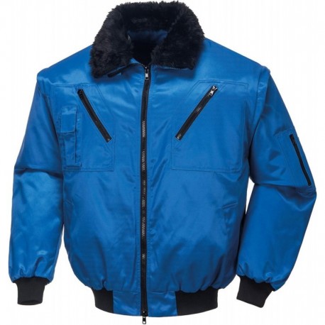 Veste pilote Achim bleu grain Taille 2XL