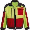 Veste Softshell ForestJackRed Taille 2XL rouge/anthr/jaune