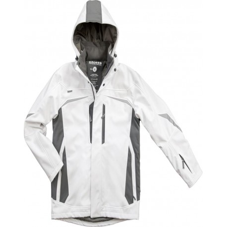 Veste Soft-Shell Hiver Taille L Allrounder blanc/grisis