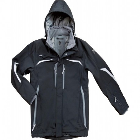 Veste Soft-Shell Hiver Taille XL Allrounder noir/gris