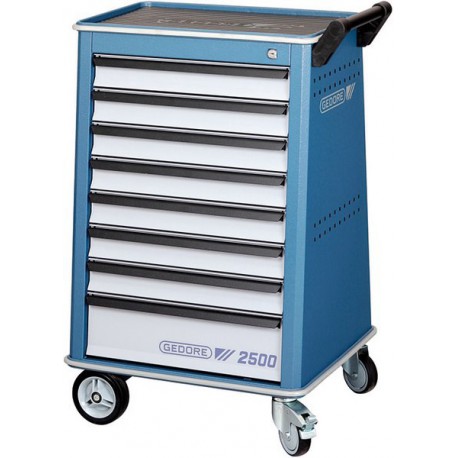 Servante d'atelier, type 2500, Dimensions L x l x H : 625 x 400/545 x 960 mm, Force portante statique 300 kg, Poids 60 kg