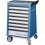 Servante d'atelier, type 2500, Dimensions L x l x H : 625 x 400/545 x 960 mm, Force portante statique 300 kg, Poids 60 kg