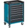 Servante d'atelier type 179-7, Dimensions L x l x H : 817 x 502 x 1040 mm, Force portante statique 300 kg, Poids 90 kg