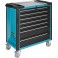 Servante d'atelier type 179-7, Dimensions L x l x H : 980 x 503 x 1027 mm, Force portante statique 1000 kg, Poids 90 kg