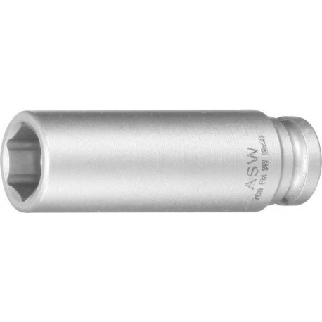 Douille à choc longue avec aimant à ressort 1/4" 7mm ASW 1 PCS