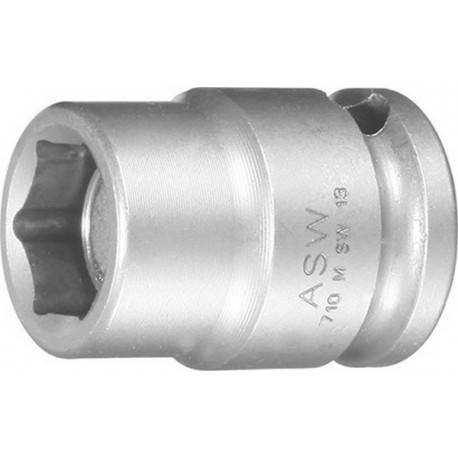 Douille à choc avec aimant 3/8" 17mm ASW 1 PCS