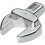 Clé plate emboîtable, Cote s/plats : 22 mm, Tige 14 x 18 mm, Larg. : 50 mm, Hauteur : 11,0 mm