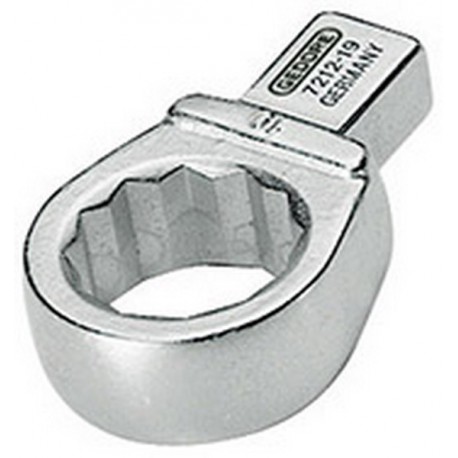Clé polygonale emboîtable, Cote s/plats : 17 mm, Tige 9 x 12 mm, Larg. : 27,2 mm, Hauteur : 13,0 mm