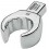 Clé polygonale emboîtable ouverte, Cote s/plats : 10 mm, Tige 9 x 12 mm, Larg. : 21,0 mm, Hauteur : 11,0 mm