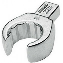 Clé polygonale emboîtable ouverte, Cote s/plats : 22 mm, Tige 9 x 12 mm, Larg. : 39,0 mm, Hauteur : 14,5 mm