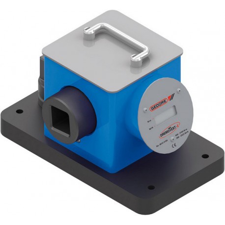 Contrôleur de couple électronique DREMOTEST-E, Cote s/plats : 6 pans femelle, 40 mm, Adaptateur à 4 pans 1 pouces, Poids 26,0 kg