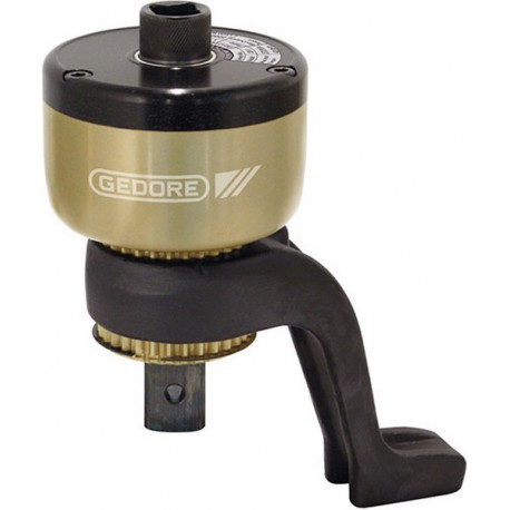 Multiplicateur de couple DREMOPLUS ALU, forme Z, Couple de sortie : 250-1300 N·m, démultiplication 1:5,0, Entraînement à 4 pans 1/2 pouces