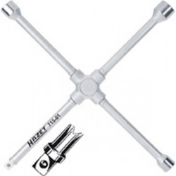 Clés en croix, Cote s/plats : 17 x 19 x 22 mm x 1/2'' carré