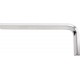 Clé mâle coudée à six pans, Cote s/plats : 17 mm, Long. des branches 173 x 80 mm