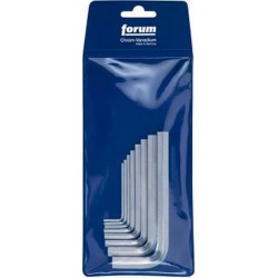 Jeu de clés coudées à 6 pans, dans trousse en plastique, Contenu : 2 2,5 3 4 5 6 8 10 12 14 mm