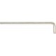 Clé coudée à 6 pans, modèle long, nickelé, Cote s/plats : 8 mm, Long. des branches 206 x 44 mm