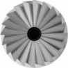Fraise sur tige de 6 mm, en carbure, forme cylindrique ZYA-S, avec denture frontale, denture 3, Forme : ZYA-S 1625, Ø de la tête 16 mm