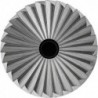 Fraise sur tige de 6 mm, en carbure, forme cylindrique ZYA-S, avec denture frontale, denture 5, Forme : ZYA-S 1225, Ø de la tête 12 mm