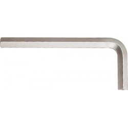 Clé mâle coudée nickelée 9/64"x mm Wiha 1 PCS