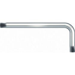 Clé coudée XZN, Dimensions : M5, Long. des branches 76 x 30 mm