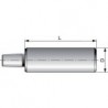 Queue cylindrique, mandrin de perceuse, Cône de mandrin : B10, Ø x Long. 8 x 35 mm