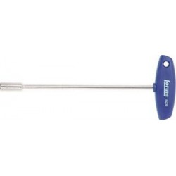 Clé à douille 6 pans avec poignée en T, Cote s/plats : 13 mm, Long. de la lame 230 mm, Long. totale 262 mm