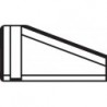 Mors de rechange pour mandrin à serrage rapide, 3 pièces, Capacité de serrage : 0,5-10,0 mm, Taille 100
