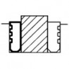 Mors normal SGN pour étaux machine RB/RS/UZ, Pour taille : 3, Larg. : des mors 135 mm