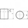 Aimant cylindrique, Ø d : 6 mm, Hauteur l 10 mm, Réduction max. b 2 mm, Force de maintien : 2,0 N, Poids : 2 g