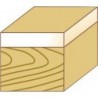 Fraise à affleurer, outil à bois, Ø : 16,0 mm, Long. utile 25,4 mm, Long. totale 70 mm