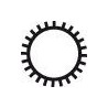Lime d'atelier, manche ronde, Long. : 250 mm, Taille 3, Coupe transversale 9,5 mm