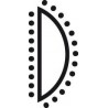 Jeu de limes diamantées Habilis, 5 éléments, Long. : 215 mm
