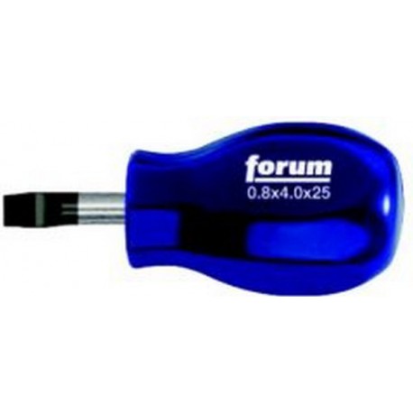 Tournevis plat pour carburateur, Larg. : de la lame : 5,5 mm, Épais. : de la lame 1,0 mm, Long. de la lame 25 mm, Long. totale : 79 mm