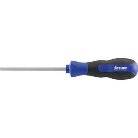Tournevis à 6 pans, Cote s/plats : 4,0 mm, Long. de la lame 75 mm, Long. totale 186 mm