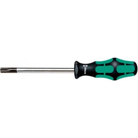 Tournevis TORX® avec alésage, Dimensions : T 20, Long. de la lame 100 mm, Long. totale 198 mm, Ø de la lame : 4,5 mm