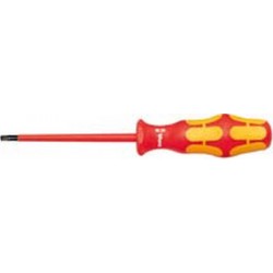 Tournevis TORX® VDE, Dimensions : T 10, Long. de la lame 80 mm, Long. totale 161 mm, Ø de la lame : 3,0 mm