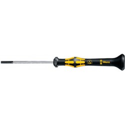 Tournevis électronique ESD plat, Larg. : de la lame : 1,2 mm, Épais. : de la lame 0,25 mm, Long. de la lame 40 mm, Long. totale : 137 mm