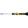 Tournevis électronique ESD plat, Larg. : de la lame : 1,5 mm, Épais. : de la lame 0,23 mm, Long. de la lame 40 mm, Long. totale : 137 mm