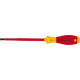 Tournevis plat VDE, Larg. : de la lame : 2,0 mm, Épais. : de la lame 0,4 mm, Long. de la lame 60 mm, Long. totale : 164 mm, Ø de la lame : 3,8 mm