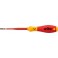 Tournevis plat VDE slimFix, Larg. : de la lame : 3,5 mm, Épais. : de la lame 0,6 mm, Long. de la lame 100 mm, Long. totale : 204 mm, Ø de la lame : 5,3 mm