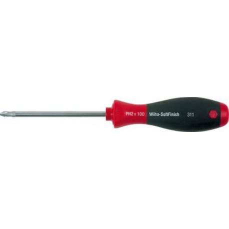 Tournevis cruciforme PH, avec lame ronde, Dimensions : PH 0, Long. de la lame 60 mm, Long. totale 164 mm, Ø de la lame : 3,0 mm