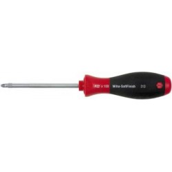Tournevis cruciforme PZ, avec lame ronde, Dimensions : PZ 0, Long. de la lame 60 mm, Long. totale 164 mm, Ø de la lame : 3,0 mm
