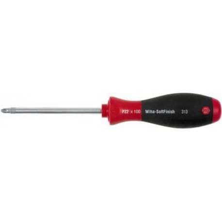Tournevis cruciforme PZ, avec lame ronde, Dimensions : PZ 0, Long. de la lame 60 mm, Long. totale 164 mm, Ø de la lame : 3,0 mm