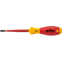 Tournevis VDE cruciforme slimFix PZ, Dimensions : PZ 2, Long. de la lame 100 mm, Long. totale 218 mm, Ø de la lame : 7,8 mm