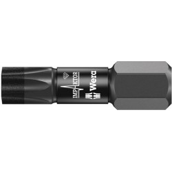 Embout pour vis femelle TORX® 1/4'' Impaktor, 25 mm de long, Dimensions : T 20, Long. totale 25 mm