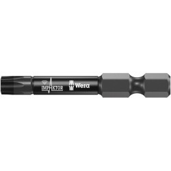 Embout pour vis TORX® femelle 1/4'' Impaktor, 50 mm, Dimensions : T 40, Long. totale 50 mm (Par 5)