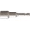 Douille 1/4'', 50 mm de long, métrique, Cote s/plats : 6 mm